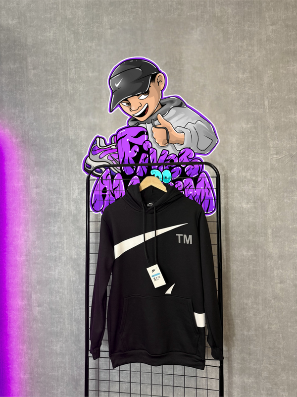 Moletom Tm preto com branco