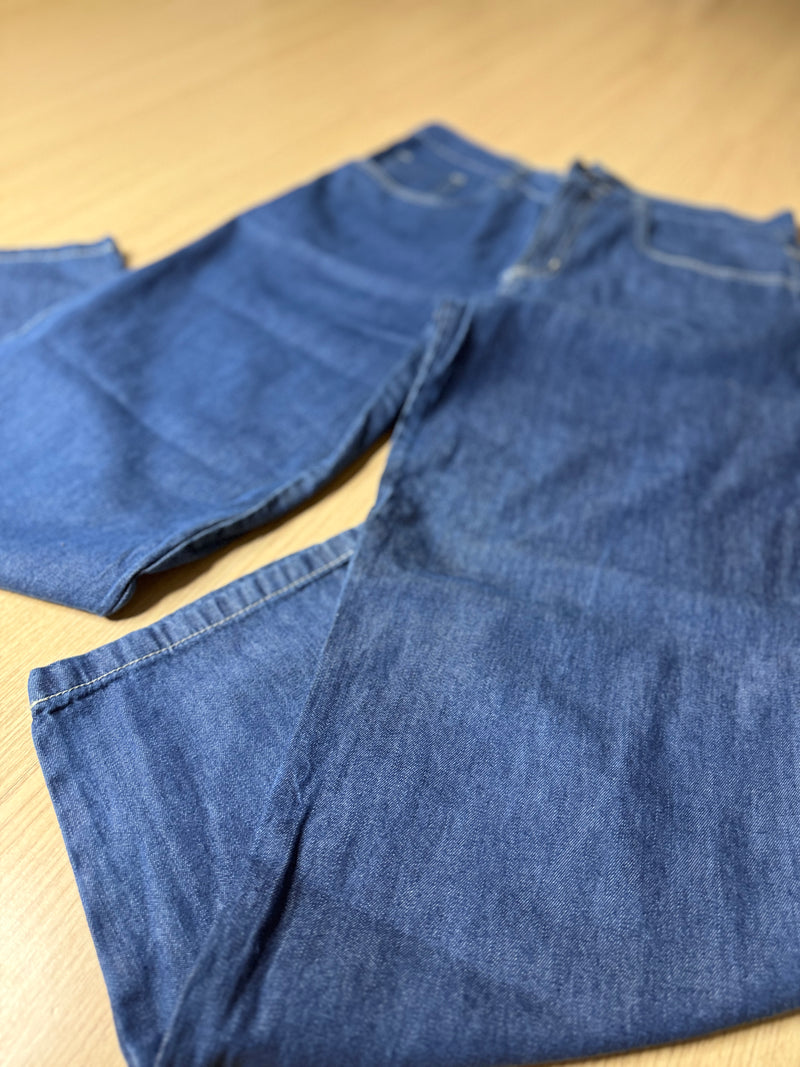 Calça Balão "Azul escuro"