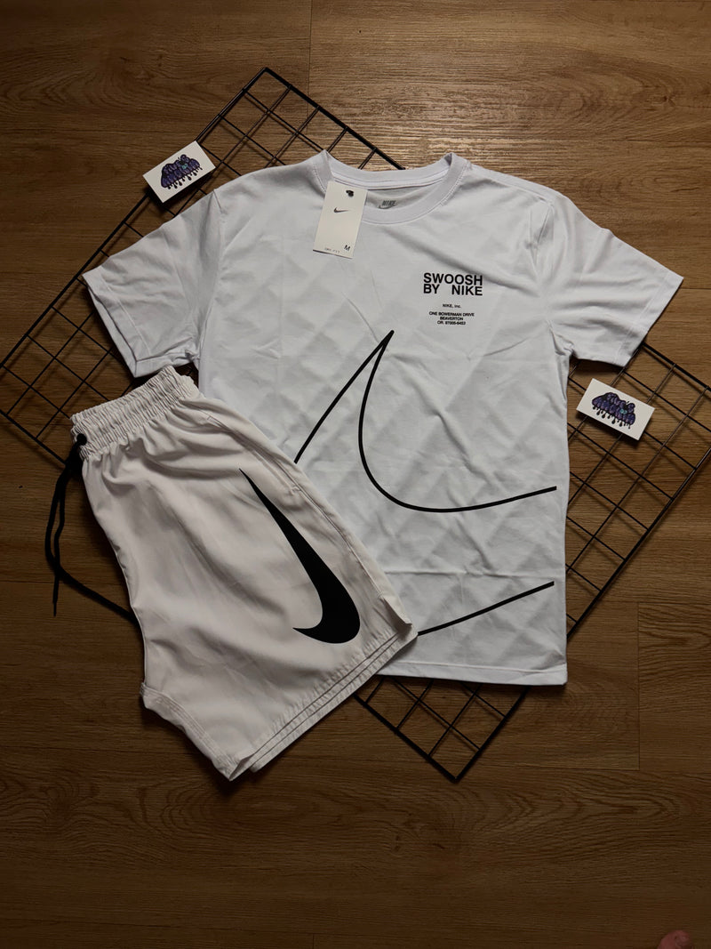 Kit Nike Big Swoosh "Branco" - PREMIUM