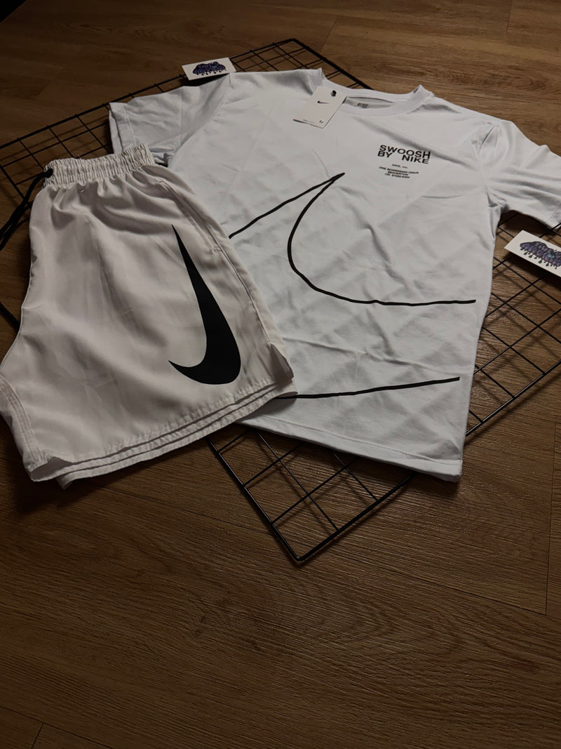 Kit Nike Big Swoosh "Branco" - PREMIUM