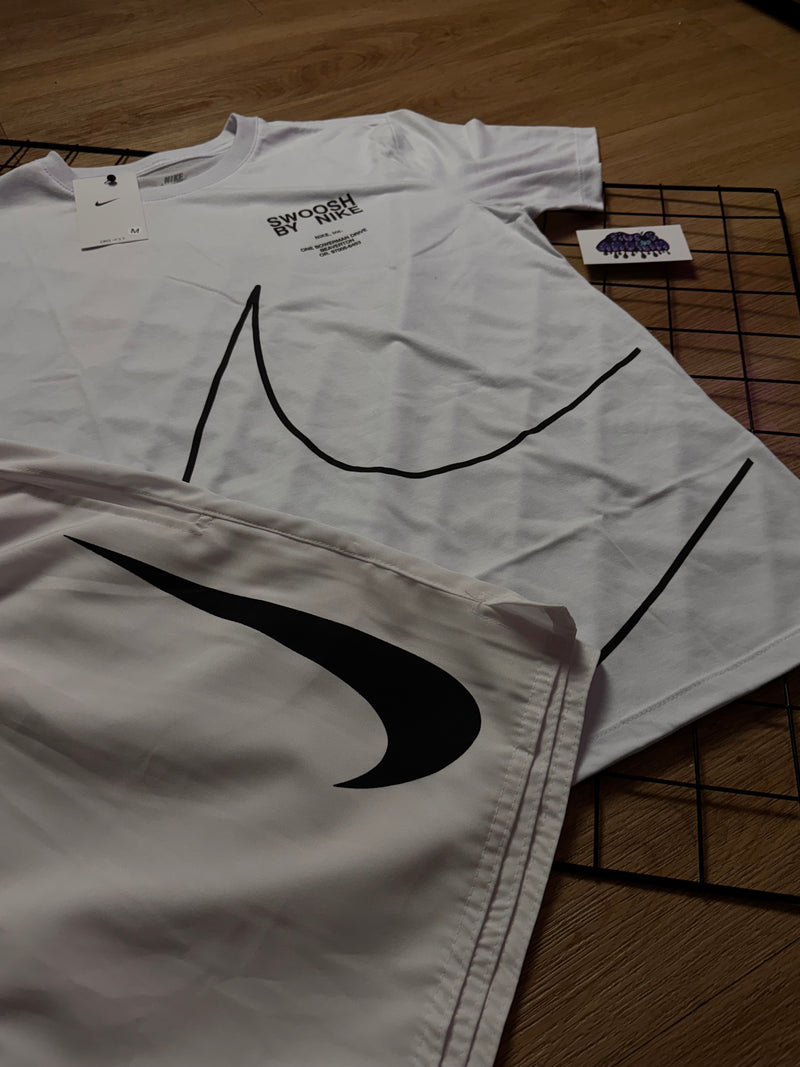 Kit Nike Big Swoosh "Branco" - PREMIUM