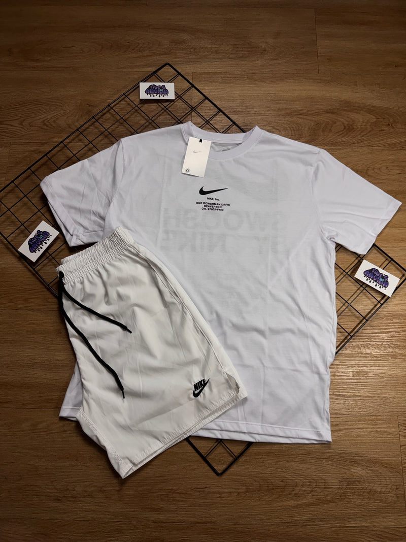 Kit Nike By Swoosh "Branca" - PREMIUM