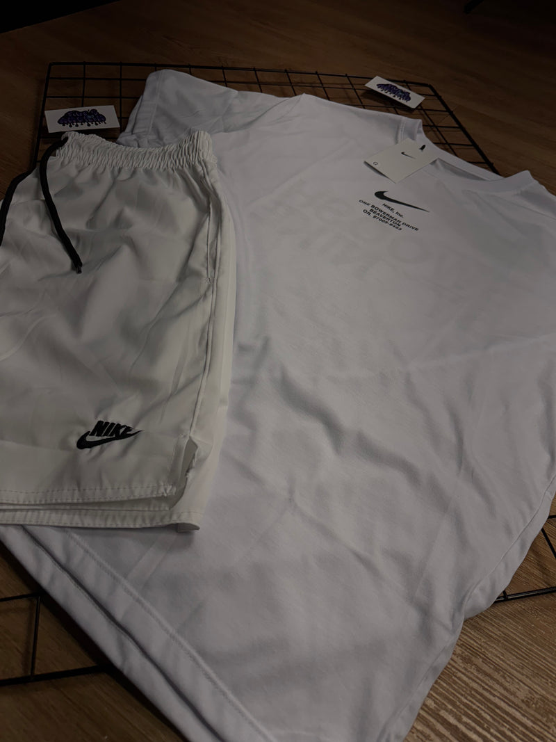 Kit Nike By Swoosh "Branca" - PREMIUM