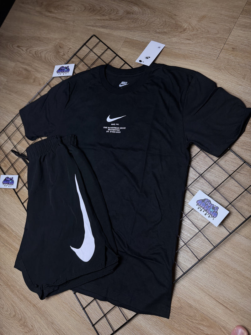 Kit Nike By Swoosh "Preta" - PREMIUM