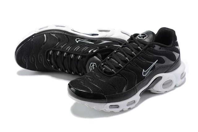 NK AIR MAX PLUS TN ''BLACK AND WHITE'' - PRONTA ENTREGA