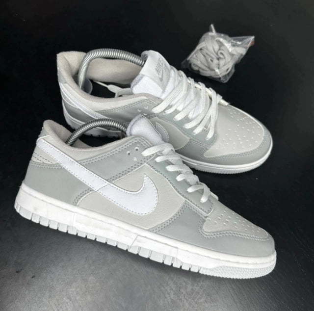 NIKE DUNK LOW SB "Cinza/Branco" - Pronta entrega