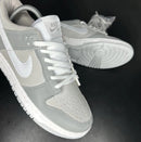 NK DUNK LOW SB "Cinza/Branco" - Pronta entrega
