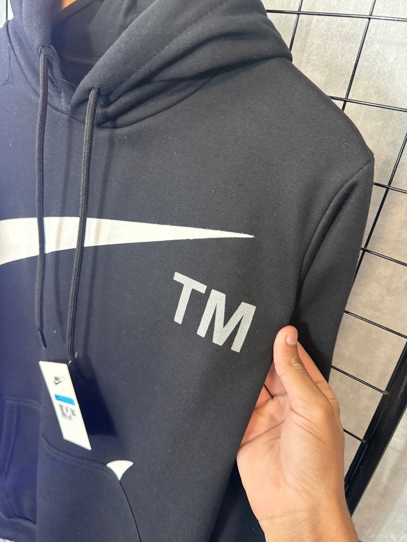 Moletom Tm preto com branco